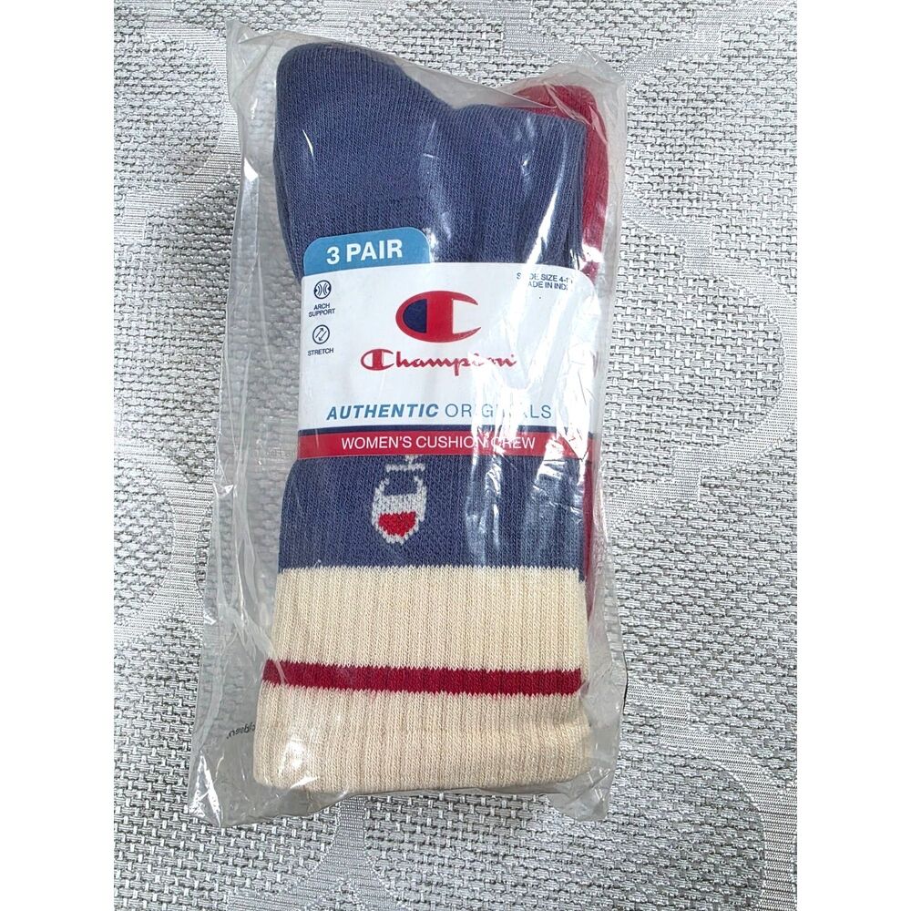 Champion Women's Cushion Crew Socks